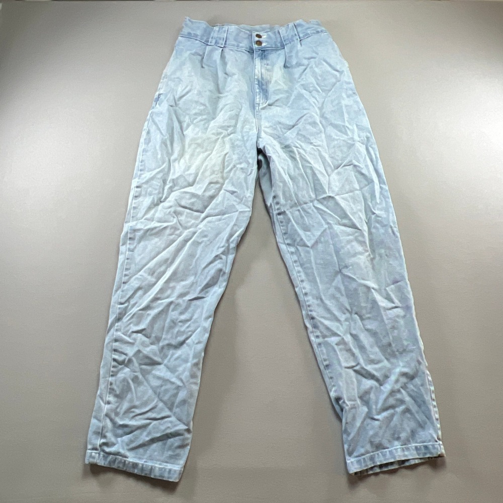 Lucy & Yak Addison Denim Jeans Womens 34 Blue Cotton High Waisted Light Wash